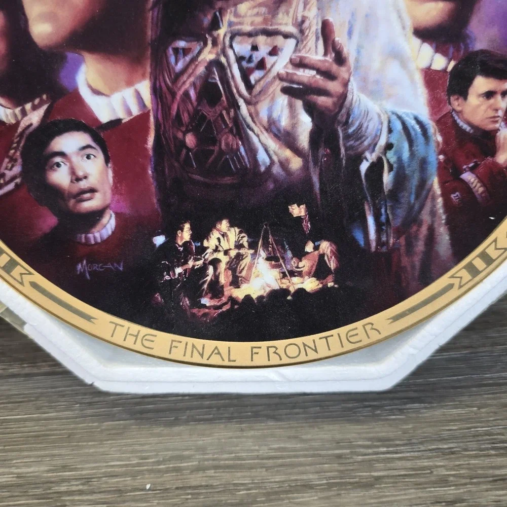 Star Trek 30 Years Collector Plate Starfleet Doctors Final Frontier Lot Of 2 COA